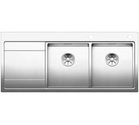 BLANCO 521665 DIVON II 8 S-If Évier de Cuisine en Acier Inoxydable, Stainless Steel, Satin Gloss, 80 cm Unterschrank