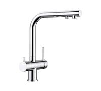 Blanco 523 128 Fontas II - Robinet d'évier de cuisine chromé avec bec fixe II-chrome-523128, Rohrauslauf