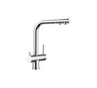 Blanco 523 128 Fontas II - Robinet d'évier de cuisine chromé avec bec fixe II-chrome-523128, Rohrauslauf