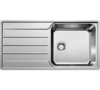 Blanco 523034 | Évier de cuisine en acier inoxydable LEMIS XL 6 S-IF | Couleur/Finition : Acier brossé