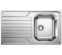 Blanco 523378 | Évier de cuisine en acier inoxydable DINAS 45 S | Couleur/Finition : Acier brossé