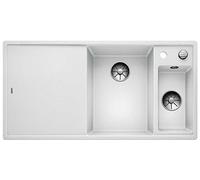 Blanco 523492 AXIA III 6 S-F Évier de Cuisine en Granit, Blanc, 60 cm Unterschrank
