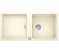 BLANCO 523609 Adon XL 6 S 6 S SILGRANIT PuraDur avec vidage Télécommande, avec accessoires réversible, jasmin