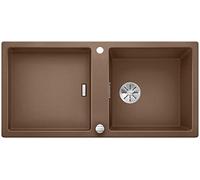 Blanco 523612 ADON XL 6 S 6 S SILGRANIT PuraDur avec commande d'écoulement et accessoires réversibles Muscade