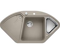 Blanco 523666 | Évier de cuisine en granit DELTA II | Couleur/Finition : Tartufo