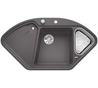 Blanco 523671 | Évier de cuisine en granit DELTA II-F | Couleur/Finition : Pierre grise