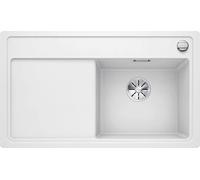 BLANCO 523816 Zenar 45 S-F Évier de Cuisine en Granit, Blanc, 60 cm Unterschrank