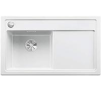 BLANCO 523836 Zenar 45 S-F Évier de Cuisine en Granit, Blanc