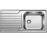 Blanco 524255 | Évier de cuisine en acier inoxydable DINAS XL 6 S | Couleur/Finition : Acier brossé