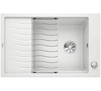 BLANCO 524857 Elon XL 6 S-F Évier de Cuisine, Blanc, 60 cm Unterschrank