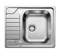 Blanco 525123 | Évier de cuisine en acier inoxydable DINAS 45 S Mini | Couleur/Finition : Acier brossé