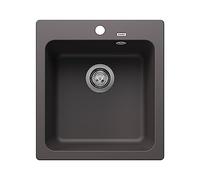 Blanco Meuble de base NAYA 45 – SILGRANIT PuraDur – Gris rocher 45 cm