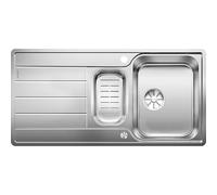 BLANCO 525329 CLASSIMO 6 S-If Évier de Cuisine en Acier Inoxydable, Stainless Steel Brush Finish, 60 cm Unterschrank