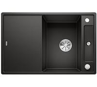 BLANCO 525841 AXIA III 45 S Évier de Cuisine en Granit, Noir, 45 cm Unterschrank