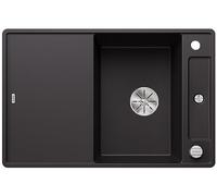 Blanco 525842 AXIA III 45 S-F Évier de Cuisine en Granit, Noir, 60 cm Unterschrank