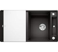 Blanco Evier Axia III 5 S-F Silgranit PuraDur Noir Planche verre blanc 525846