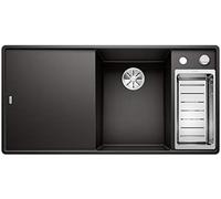 BLANCO 525854 AXIA III 6 S-F Évier de Cuisine en Granit, Noir, 60 cm Unterschrank