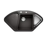 Blanco 525867 | Évier de cuisine en granit DELTA II | Couleur/Finition : Noir