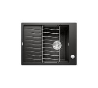 BLANCO 525879 Elon 45 S Évier de Cuisine, Noir, 45 cm Unterschrank