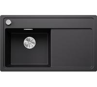 BLANCO 526040 Zenar 45 S-F Évier de Cuisine en Granit, Noir, 60 cm Unterschrank