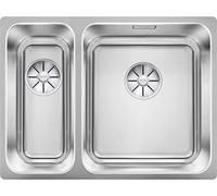 BLANCO 526128 Solis 340/180-U Évier de Cuisine Inoxydable, Acier brossé, 340mm/180mm