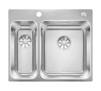 Blanco 526132 | Évier de cuisine en acier inoxydable SOLIS 340/180-IF/A | Couleur/Finition : acier brossé