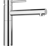 BLANCO ALTA-F II Robinet de cuisine en acier inoxydable chromé Haute pression Robinet de fenêtre à monter devant une fenêtre Cartouche en céramique Qualité d'eau garantie et économie d'eau