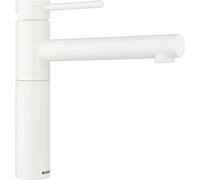 BLANCO ALTA II Robinet de cuisine en silgranit blanc haute pression Clapet anti-retour Cartouche en céramique Qualité d'eau garantie et économie d'eau