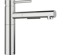 BLANCO ALTA-S II Robinet de cuisine en acier PVD, haute pression, avec tuyau extractible, clapet anti-retour, cartouche en céramique, qualité de l'eau garantie et économie d'eau