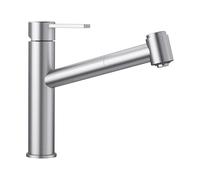 Blanco Mitigeur de cuisine Ambis-S 525124 pivotant, douchette extractible, inox brossé basse pression