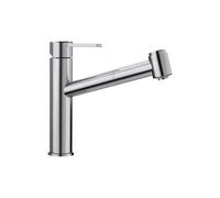 Blanco Ambis-S - Mitigeur monocommande de cuisine taille M avec bec pivotant acier inoxydable brossé