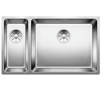 Blanco 522989 | Évier de cuisine en acier inoxydable ANDANO 500/180-U | Couleur/Finition : acier poli 500/180 mm de largeur de bassin