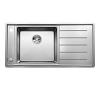 BLANCO 523000 ANDANO XL 6 S-If Évier de Cuisine en Acier Inoxydable, Stainlesssteel, Normale Abtropffläche