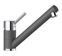 BLANCO ANTAS 518796 Robinet mitigeur monocommande aspect SILGRANIT avec bec orientable Gris roche chromé