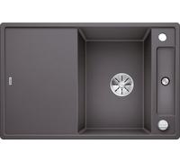 Blanco Axia III 45 S Silgranit avec planche en verre GRIS ROCHER