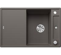 Blanco Axia III 45 S Silgranit avec planche en verre GRIS VOLCAN