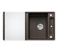 Blanco 523236 AXIA III 5 S-F Évier de Cuisine en Granit, Café, 60 cm Unterschrank