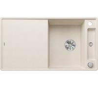 Blanco Axia III 5 S-F Silgranit avec planche en verre BLANC SOFT