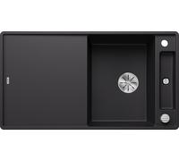 Blanco Axia III 5 S-F Silgranit avec planche en verre NOIR
