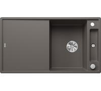 Blanco Axia III 5 S Silgranit avec planche en verre GRIS VOLCAN