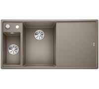 BLANCO AXIA III 6 S Evier encastré SILGRANIT tartufo à partir de 60 cm avec planche à découper en bois