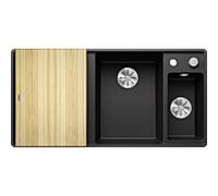 Blanco 523483 AXIA III 6 S-F Évier de Cuisine en Granit, Anthracite, 60 cm Unterschrank