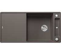Blanco Axia III XL 6 S-F Silgranit avec planche en verre GRIS VOLCAN