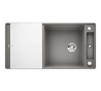 Blanco Axia iii xl évier sf 523528 99x47cm, PuraDur alumetallic, réversible, avec planche à découper en verre