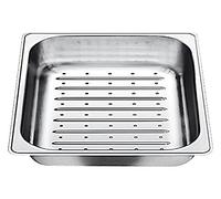 BLANCO Bol fonctionnel en acier inoxydable - 426 x 346 mm - Perforé