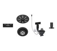 BLANCO Bonde d'écoulement 207426 noir mat pour évier ETAGON 6 avec commande de vidange et trop-plein