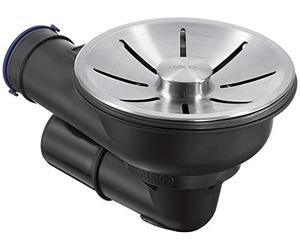 Blanco Bonde d'écoulement manuelle InFino brossée, grise 3,5"