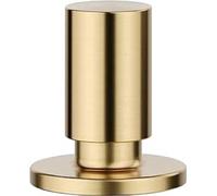 BLANCO Bouton de tirage rond doré satiné | Trou/diamètre de perçage requis : 14 à 35 mm, peut être combiné avec tous les éviers et bondes
