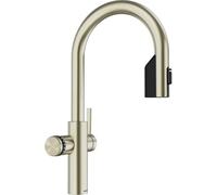 BLANCO CHOICE Icona-C | Robinet de cuisine tout-en-un en acier inoxydable doré satiné | Unité de traitement de l'eau CHOICE.ALL | Eau refroidie silencieuse, moyenne, gazeuse et bouillante chaude | [16