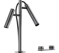 BLANCO CHOICE LUNEOO-S | Acier satiné foncé | Eau calme, moyenne, pétillante et bouillante | Douchette extensible à deux jets | Commande Click & Touch | Système de boisson | [37,9 x 21,7 x 41,5 cm]